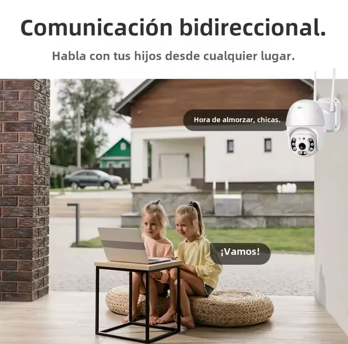 CÁMARA EXTERNA WIFI SIN CABLES