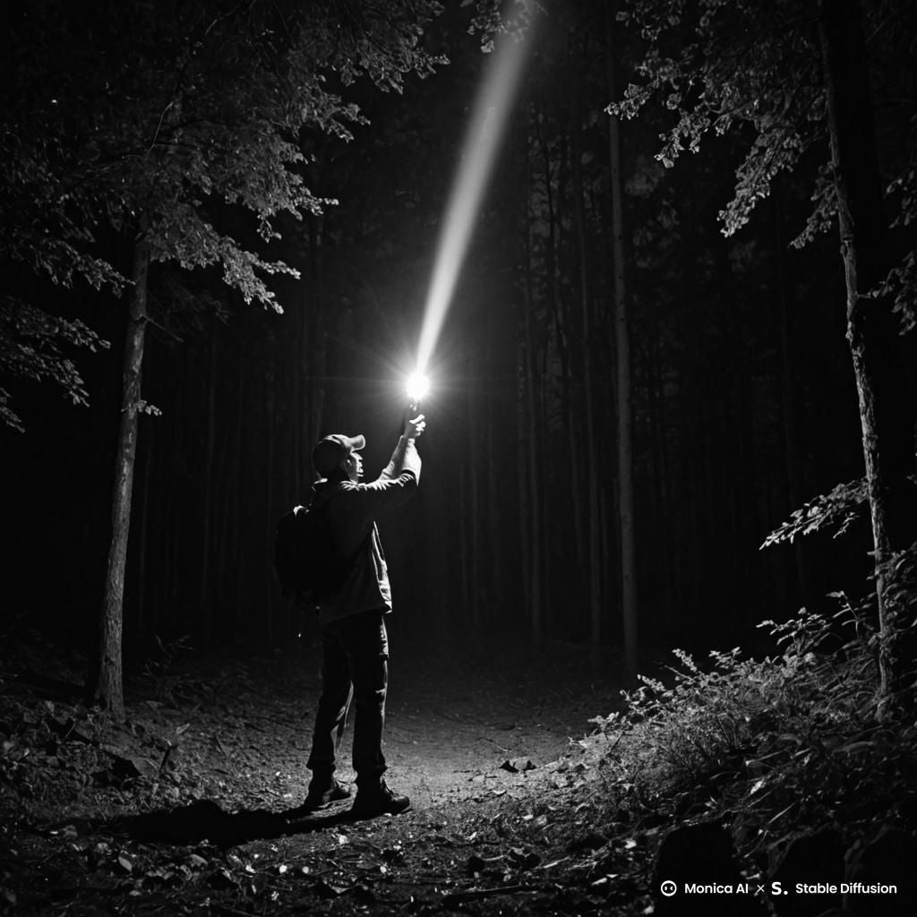 Ilumina con Fuerza Militar – Linterna Táctica T9, Potencia en tus Manos